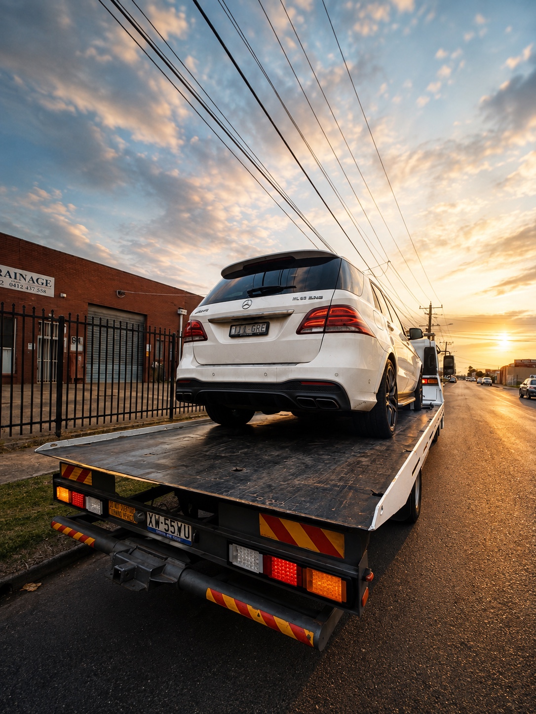 Mercedes SUV transport