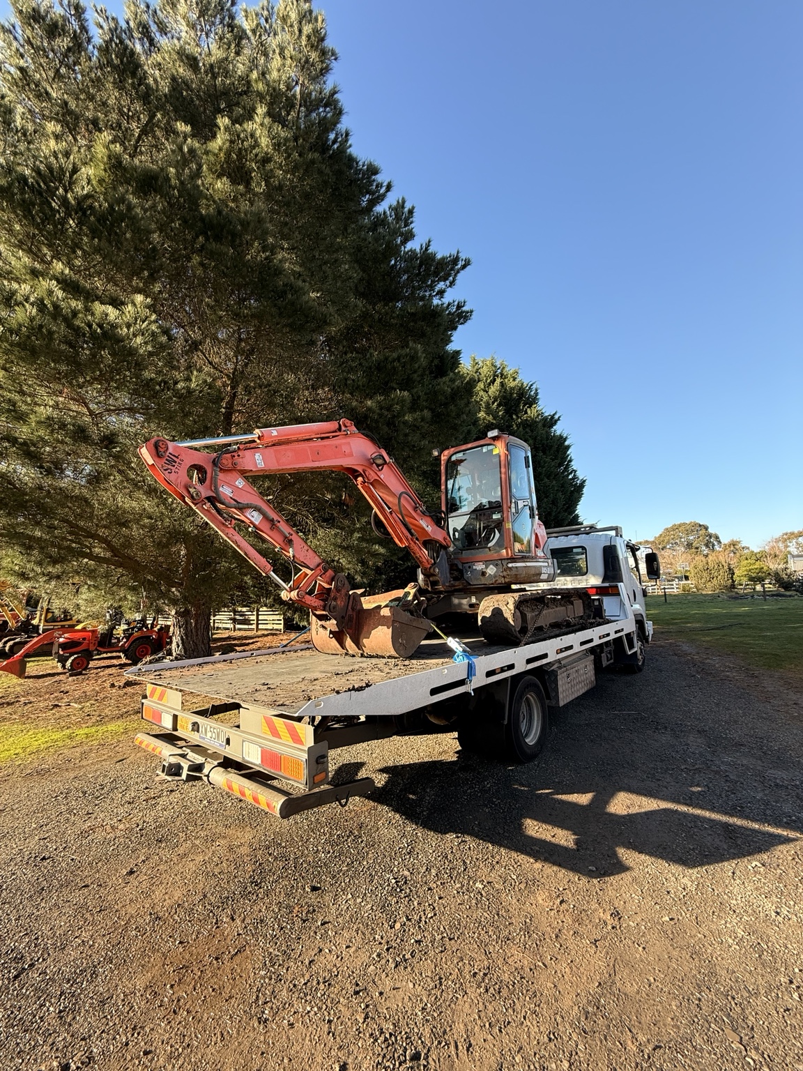 Excavator transport