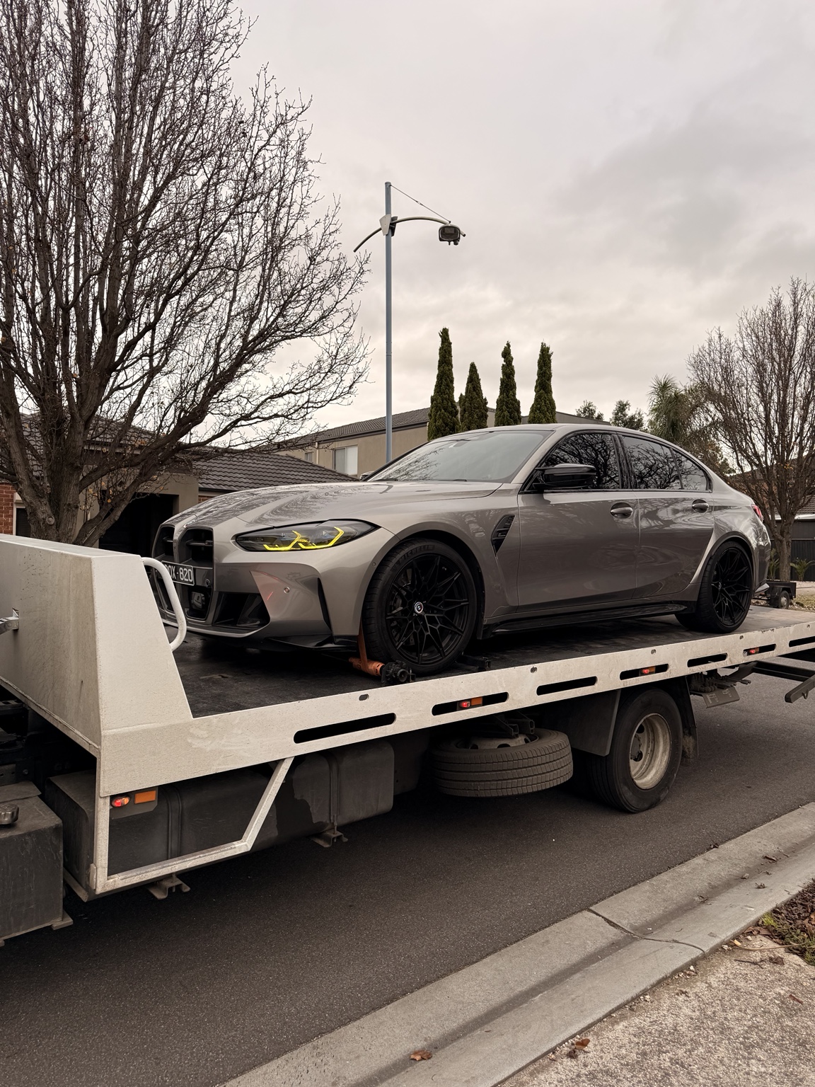 BMW on tilt tray